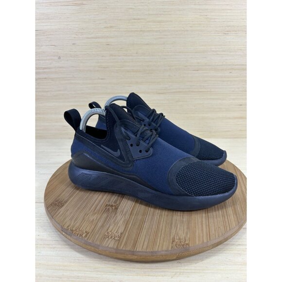 Nike Lunarcharge Essential Black Obsidian Athletic Shoes Womens Size 9 - Picture 3 of 8